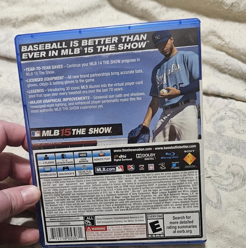 MLB The Show 15 PS4 Yasiel Puig Cover - Original Case!
